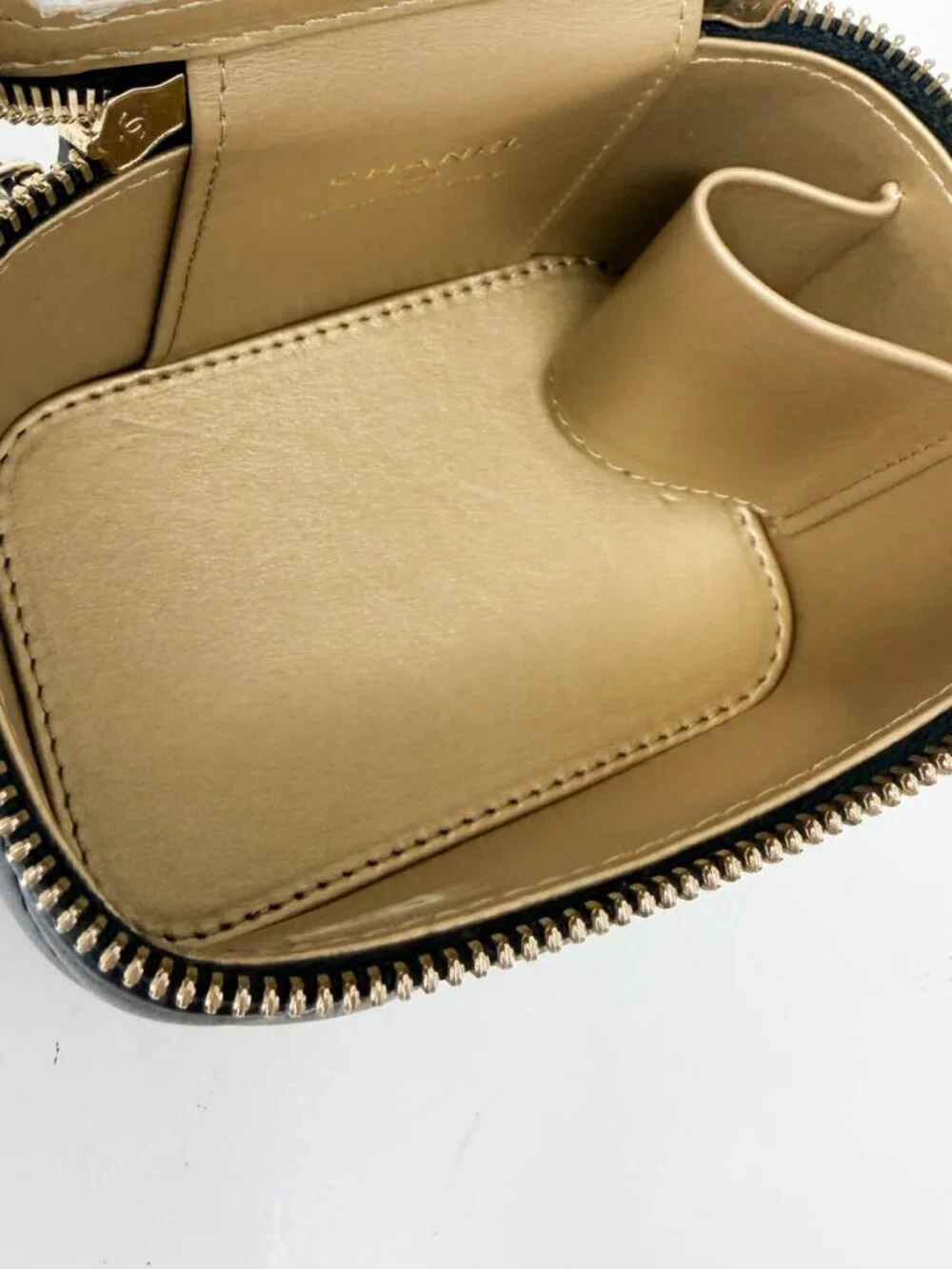 Chanel Mini Pearl Crush Vanity Case With Chain